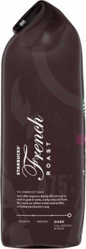 Starbucks® French Roast Dark Roast Whole Bean Coffee Perspective: left