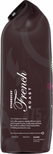 Starbucks® French Roast Dark Roast Whole Bean Coffee Perspective: left