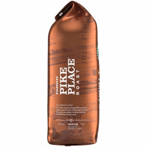 Starbucks® Pike Place® Medium Roast Whole Bean Coffee Perspective: left