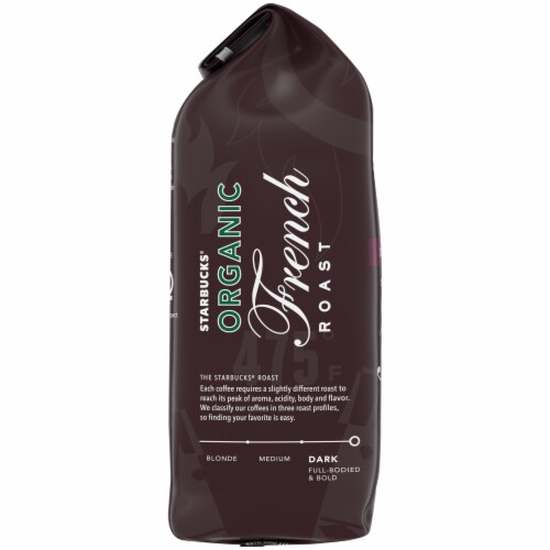 Starbucks® Organic French Dark Roast Ground Coffee Perspective: left