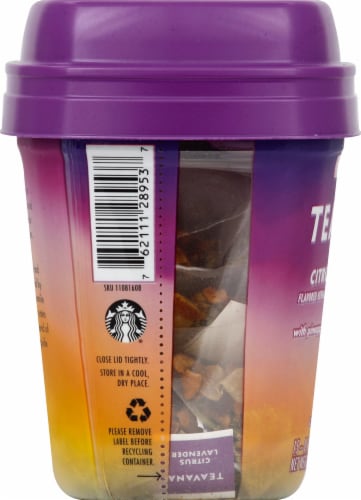 Teavana™ Citrus Lavender Herbal Tea Sachets Perspective: left