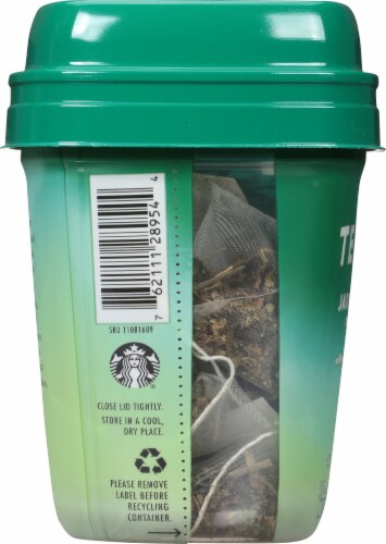 Teavana Jade Citrus Mint Green Tea Blend Sachets Perspective: left