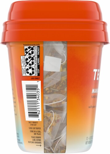 Teavana® Mandarin Mimosa Caffeine Free Herbal Tea Sachets Perspective: left