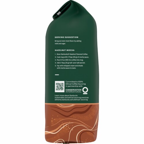 Starbucks® Hazelnut Flavored Ground Coffee Perspective: left