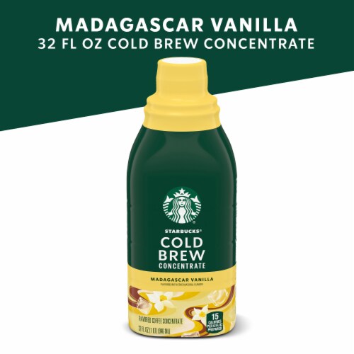 Starbucks® Madagascar Vanilla Cold Brew Coffee Concentrate Perspective: left