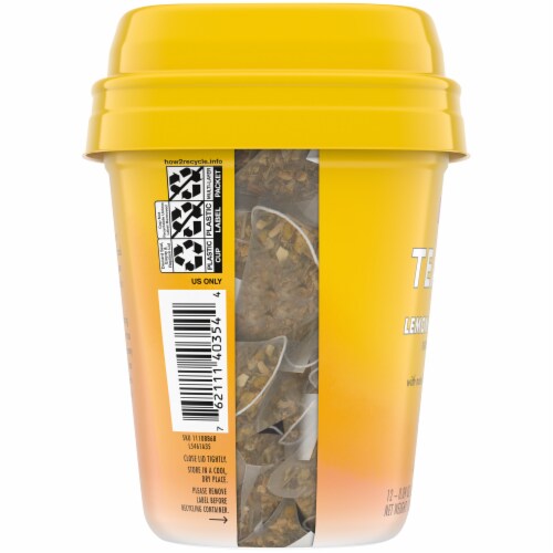 Teavana® Lemon Ginger Bliss Caffeine Free Herbal Tea Blend Sachets Perspective: left