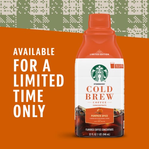 Starbucks® Pumpkin Spice Cold Brew Coffee, 32 fl oz Kroger