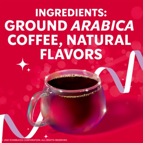 Starbucks® Peppermint Mocha Ground Coffee Perspective: left