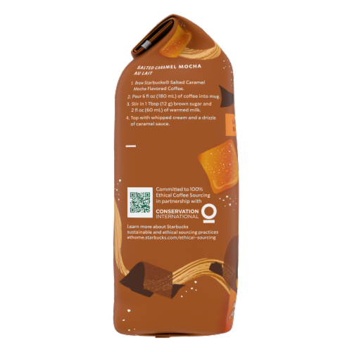 Starbucks® Salted Caramel Mocha Ground Coffee Perspective: left