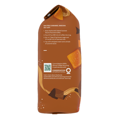 Starbucks® Salted Caramel Mocha Ground Coffee Perspective: left