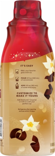 Starbucks® Cold Brew Coffee Concentrate Vanilla & Chocolate Sweetened Perspective: left