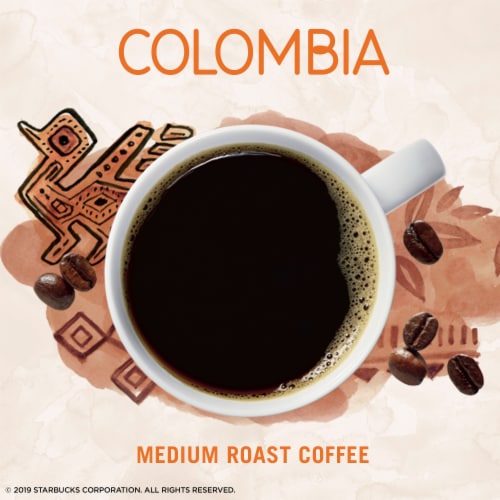 Starbucks Via Instant Colombia Medium Roast Instant Coffee Packets Perspective: left