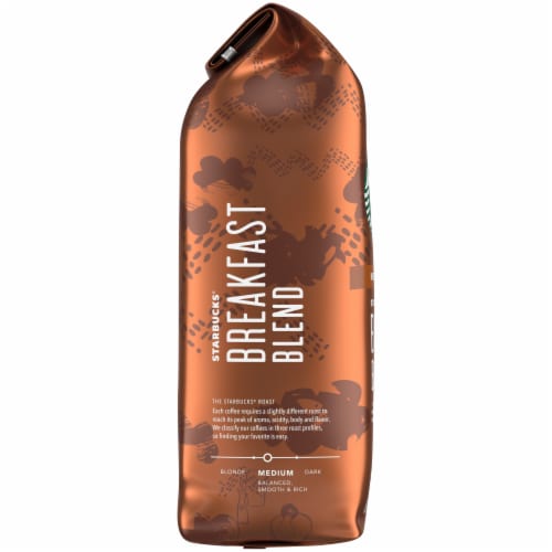 Starbucks® Breakfast Blend Medium Roast Ground Coffee Perspective: left