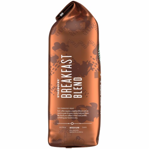 Starbucks® Breakfast Blend Medium Roast Ground Coffee Perspective: left