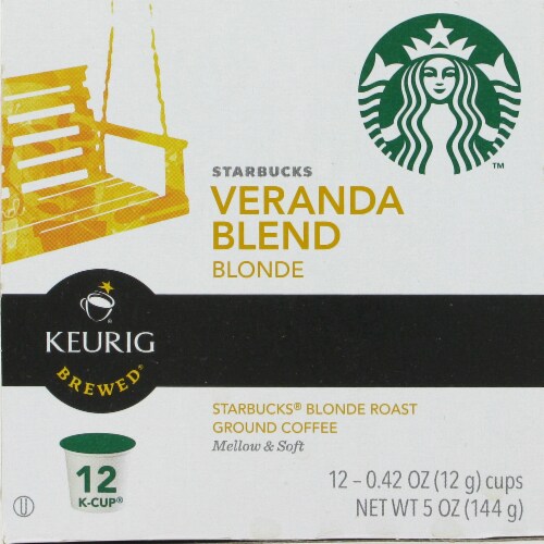 Starbucks® Veranda Blend® Blonde Roast K-Cup Coffee Pods, 12 ct - Kroger