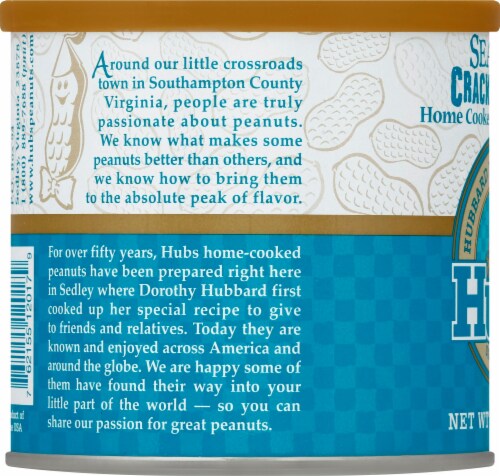 Hubs® Sea Salt & Cracked Pepper Home Cooked Virginia Peanuts Perspective: left