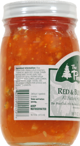 The Pine Club Red & Blue Cheese Dressing Perspective: left