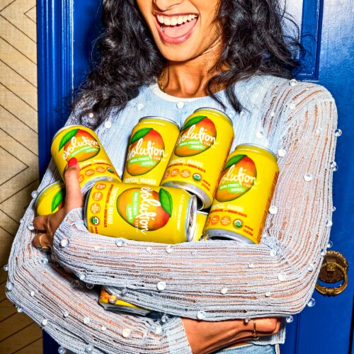 Evolution Fresh® Tropical Mango Organic Real Fruit Soda Perspective: left