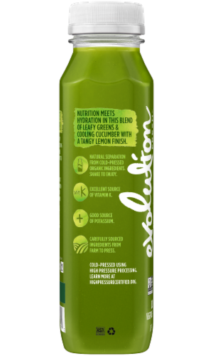 Evolution Fresh® Organic Green Devotion Cold-Pressed Vegetable & Fruit Juice Blend Perspective: left