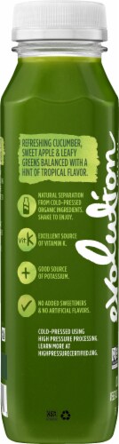 Evolution Fresh® Organic Sweet Apple Greens Cold Pressed Vegetable & Fruit Blend Juice Perspective: left