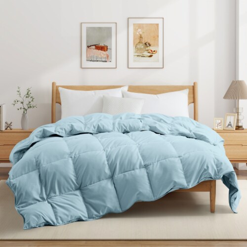 Lightweight White Goose Down Comforter Twin Full Queen King California King White Twin twin Smith s Food and Drug