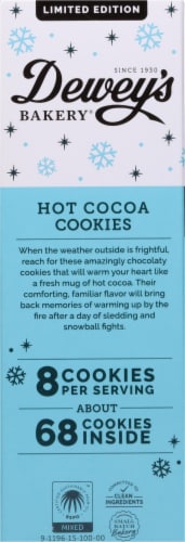 Dewey's Bakery® Hot Cocoa Cookie Thins Perspective: left