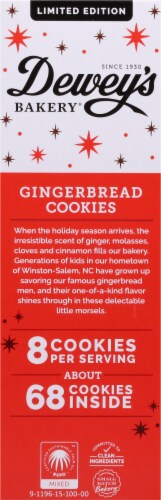 Dewey's Bakery® Gingerbread Cookie Thins Perspective: left