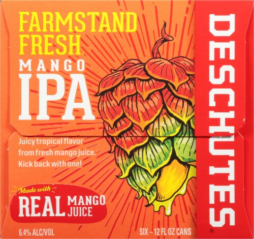 Deschutes Brewery Mango IPA Perspective: left