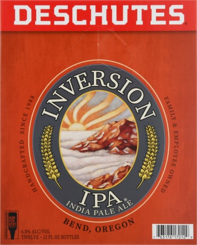 Deschutes Brewery® Inversion IPA Perspective: left