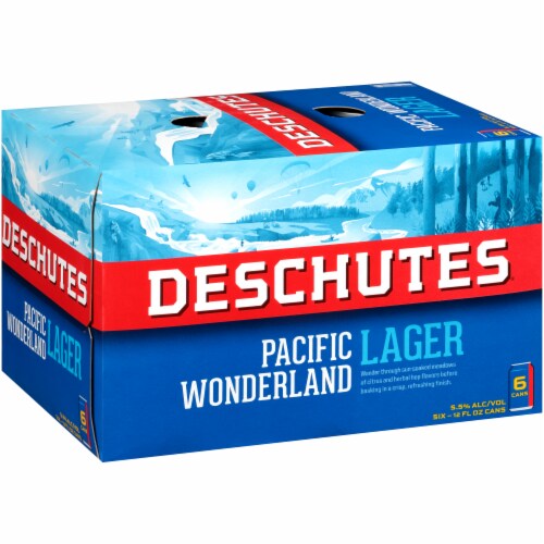 Deschutes Brewery Pacific Wonderland Lager Beer Perspective: left