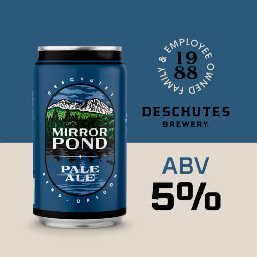 Deschutes Brewery® Mirror Pond Pale Ale Craft Beer Perspective: left