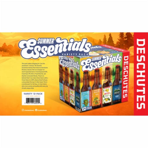 Deschutes Brewery® The Summer Essential Variety Pack Craft Beer Perspective: left