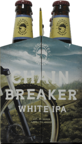 Deschutes Brewery Chain Breaker White IPA Perspective: left