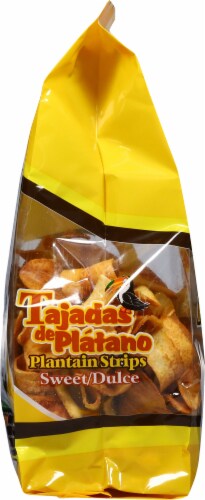 Mama Lycha® Gluten-Free Sweet Plantain Strips Family Pack Perspective: left