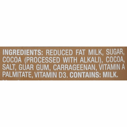 Promised Land Dairy 2% Reduced Fat Midnight Chocolate Milk Perspective: left