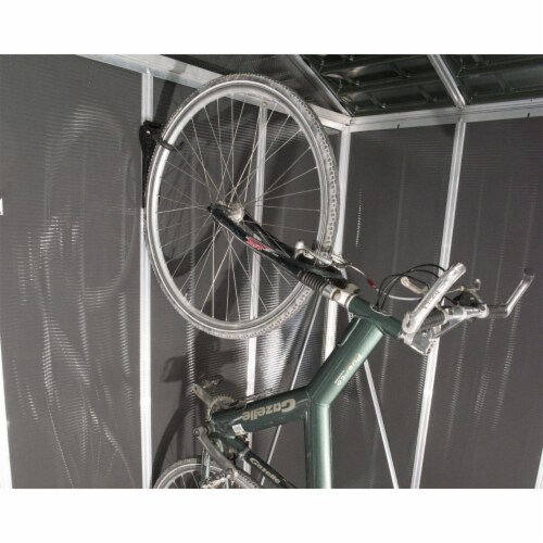 Palram - Canopia HG1086 Yukon Shed Bicycle Hook Hanger Perspective: left