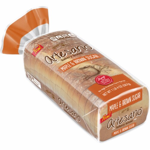 Alfaro's® Artesano™ Maple Brown Sugar Bakery Bread Perspective: left