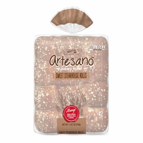 Alfaro's Artesano Sweet Steakhouse Rolls Perspective: left