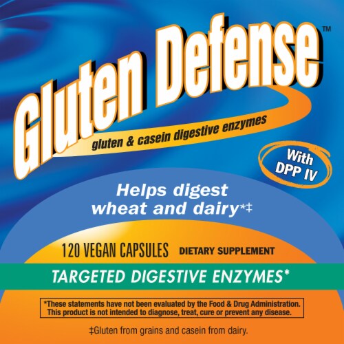 Nature's Way® Therapy Gluten Defense® Digestive Enzyme Ultracaps Perspective: left