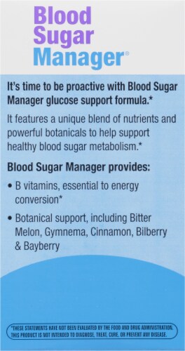 Enzymatic Therapy Blood Sugar Manager Tablets Perspective: left