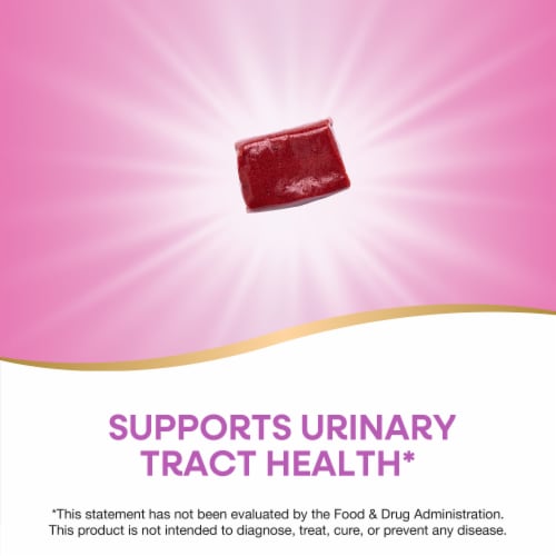 Nature's Way ActiFruit Cranberry Fruit with D-Mannose Vegetarian Soft Chews 500 mg Per Serving Perspective: left