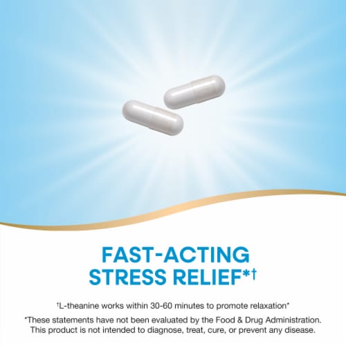 Enzymatic Therapy L-Theanine Ultracaps Capsules Perspective: left