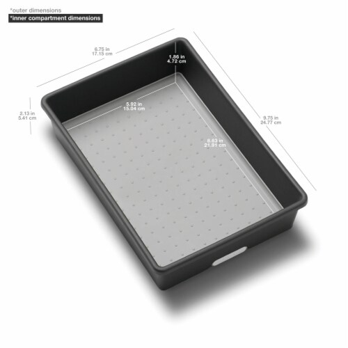 MadeSmart Granite Bin Perspective: left