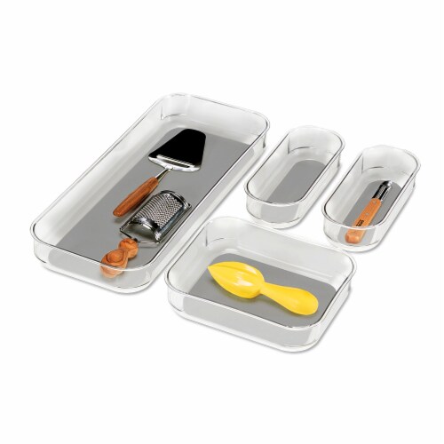 Madesmart® Clear Storage Bins Perspective: left