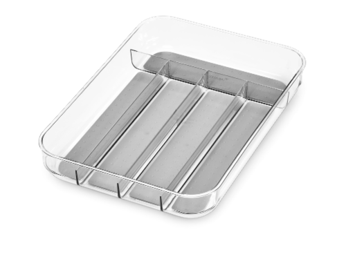 Madesmart® Mini Silverware Tray - Clear Perspective: left