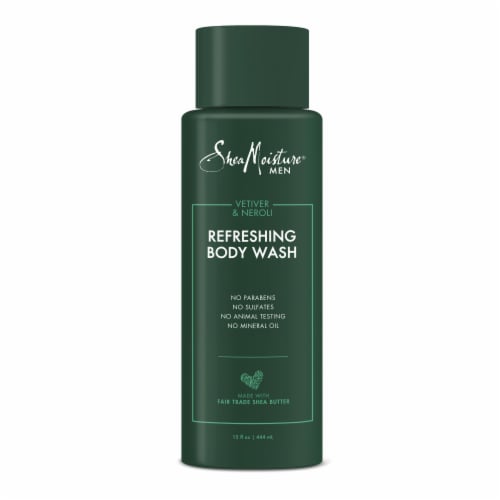 SheaMoisture Men Vetiver & Neroli Body Wash Perspective: left
