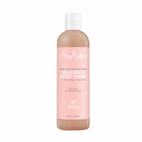 SheaMoisture Pink Himalayan Salt Relaxing Body Wash Perspective: left