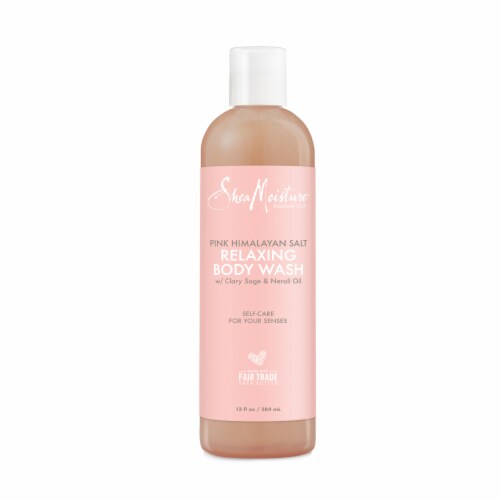 SheaMoisture Pink Himalayan Salt Relaxing Body Wash Perspective: left