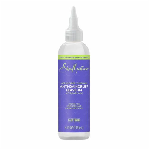 SheaMoisture Anti-Dandruff Leave-In to Soothe Scalp, Apple Cider Vinegar & Salicylic Acid Perspective: left