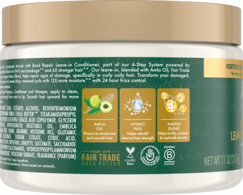 Shea Moisture Amla Oil Bond Repair Leave-In Conditioner Perspective: left